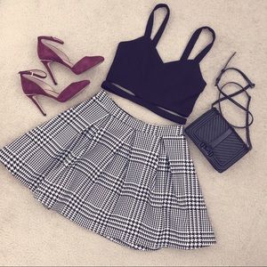 ANGL Zipper Back Crop Top